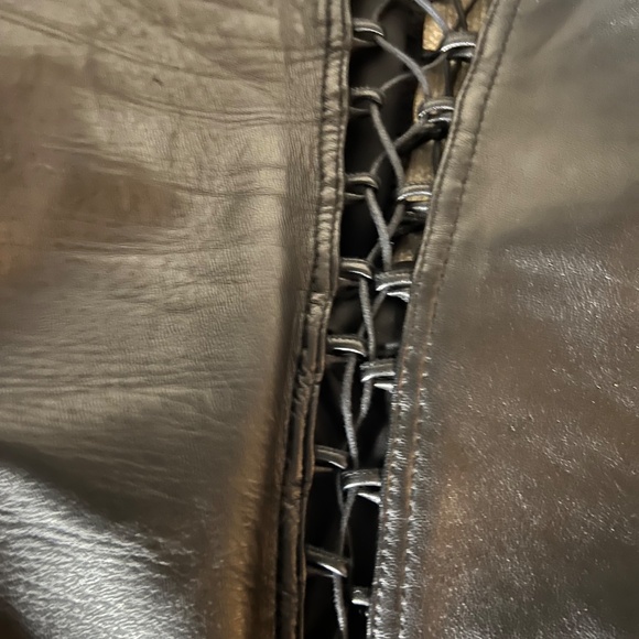 🖤GENUINE LEATHER LACE-UP PANTS🖤 - Picture 2 of 14